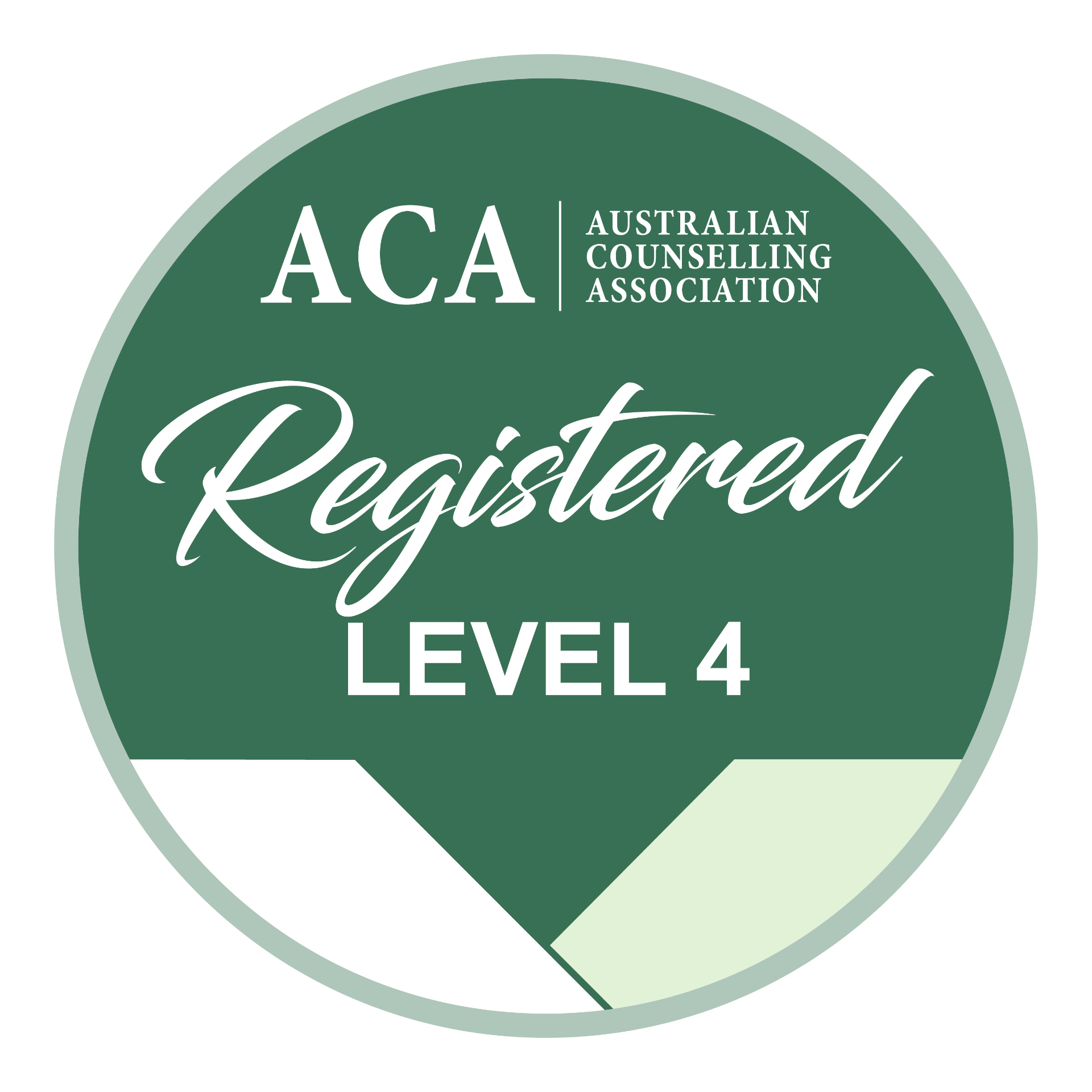 ACA Registered Counsellor — Level 4